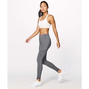 Lululemon Speed Up Tight 28" in Heathered Black | Size 2